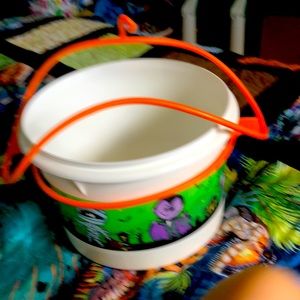 Tupperware Halloween Candy Bucket